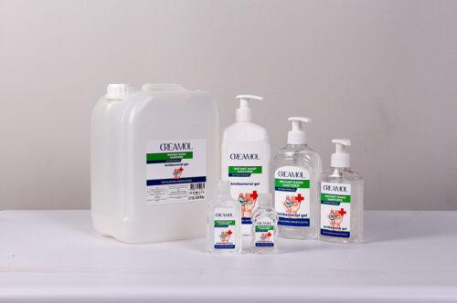 Creamol Sanitizers – 1L, 5L, 30L, 50ML, 100 ML, 250ML, 500 ML