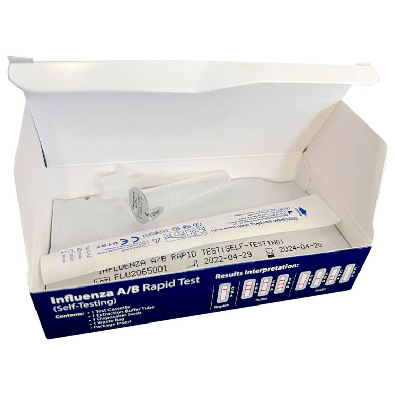 Flowflex Influenza A/B Rapid Test - Flowflex Antigen Tests Ireland