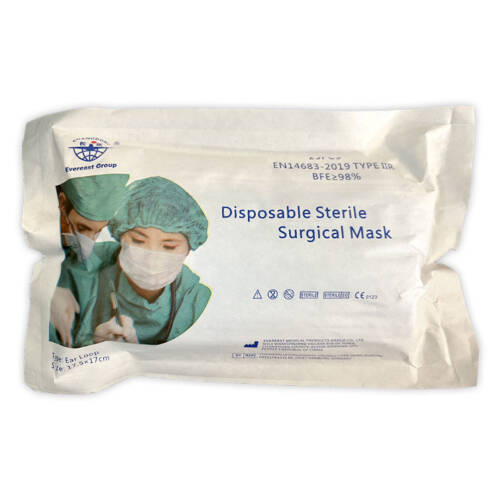 Evereast Sterile Surgical Masks IIR – Pack of 25